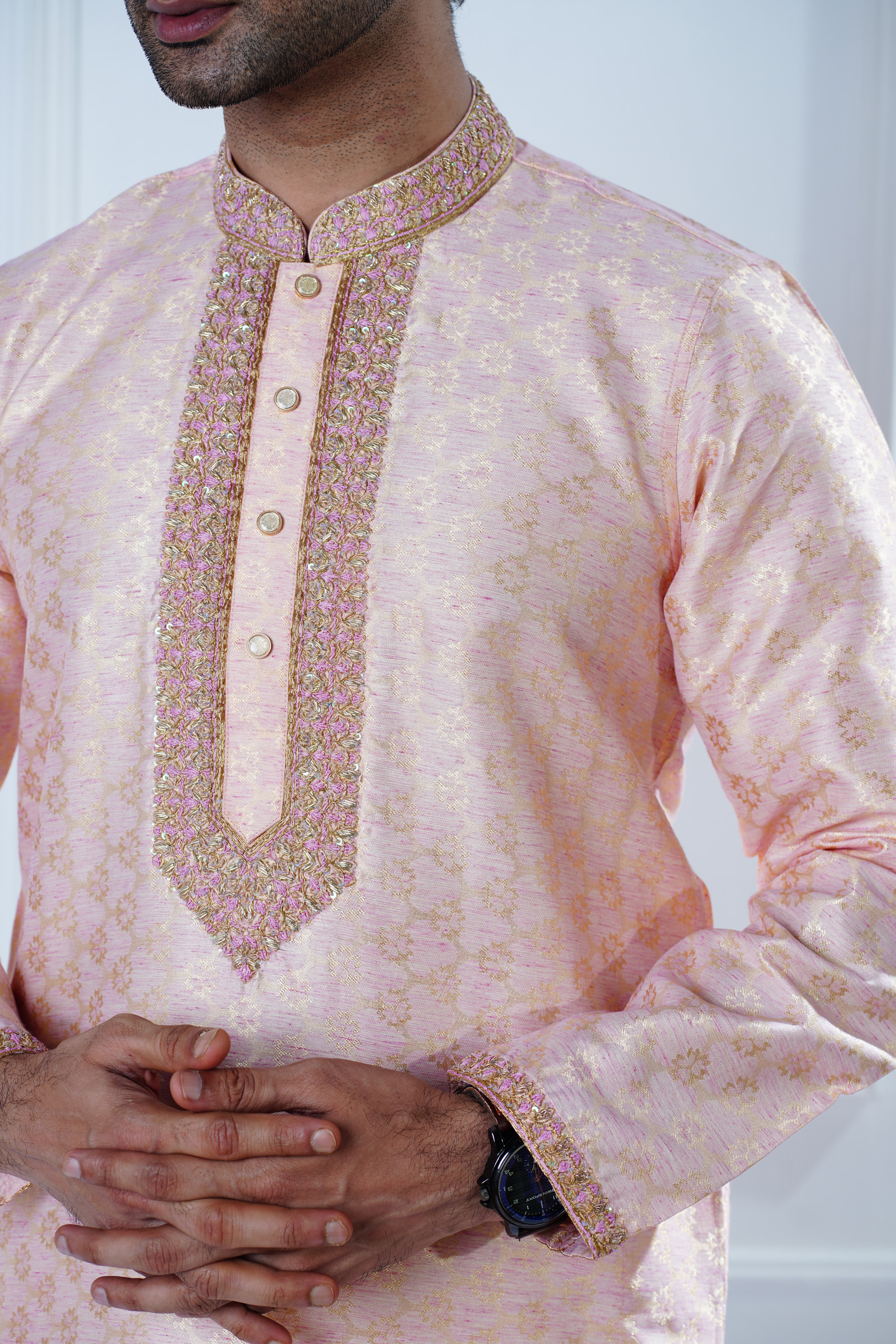 Men’s Zardozi Work Slim Fit Panjabi