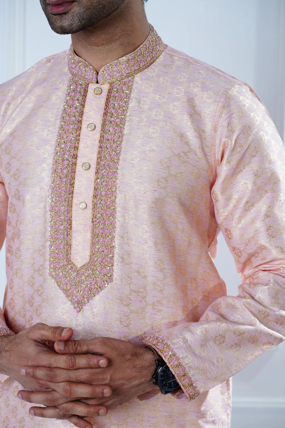 Men’s Zardozi Work Slim Fit Panjabi