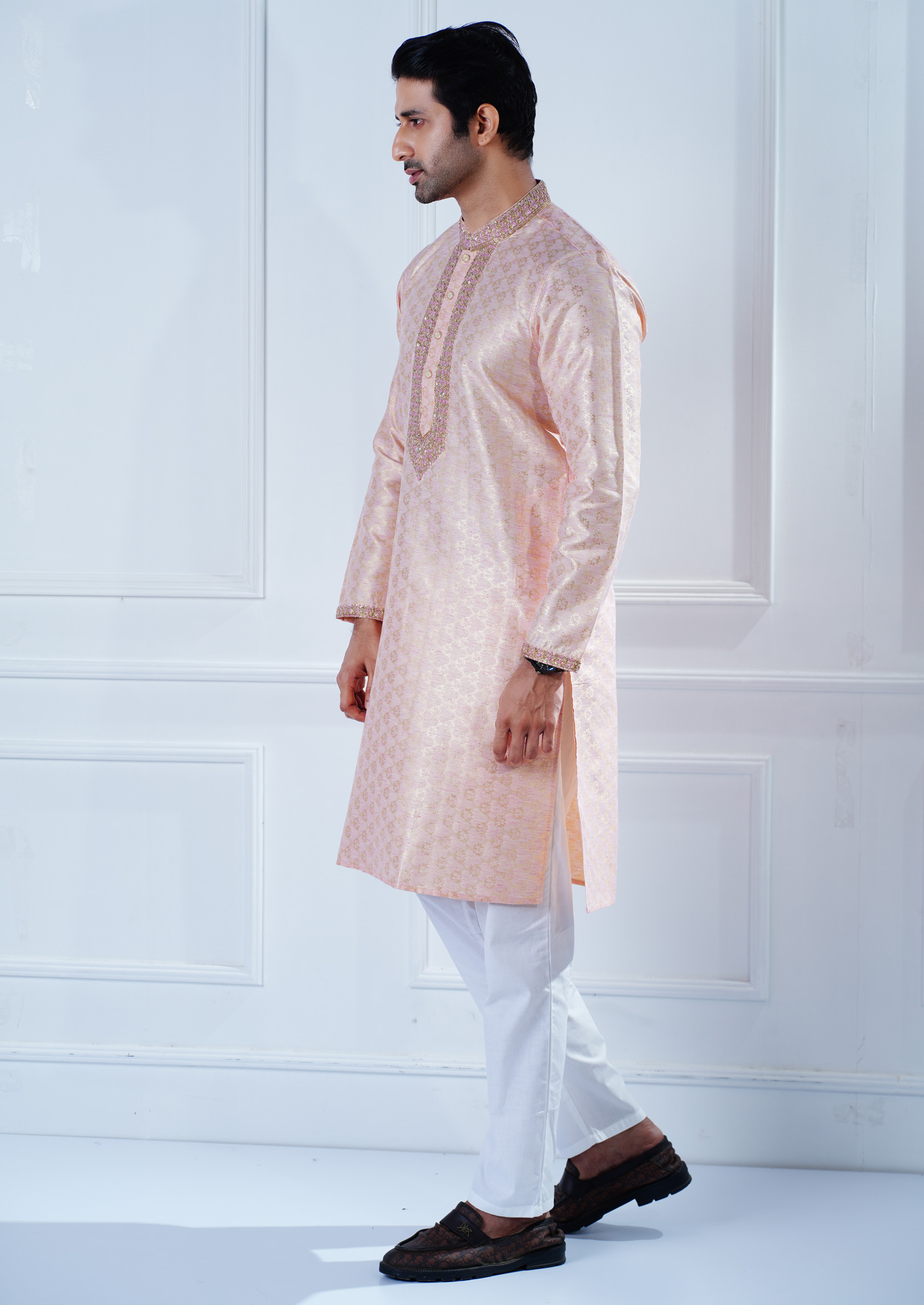 Men’s Zardozi Work Slim Fit Panjabi