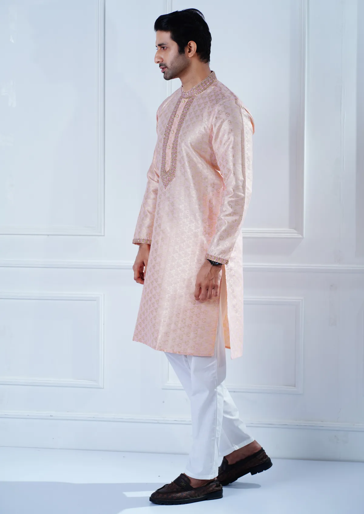 Men’s Zardozi Work Slim Fit Panjabi
