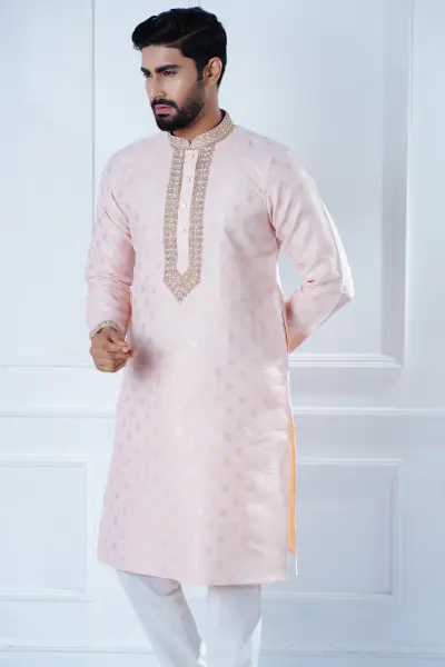 Men’s Zardozi Work Slim Fit Panjabi