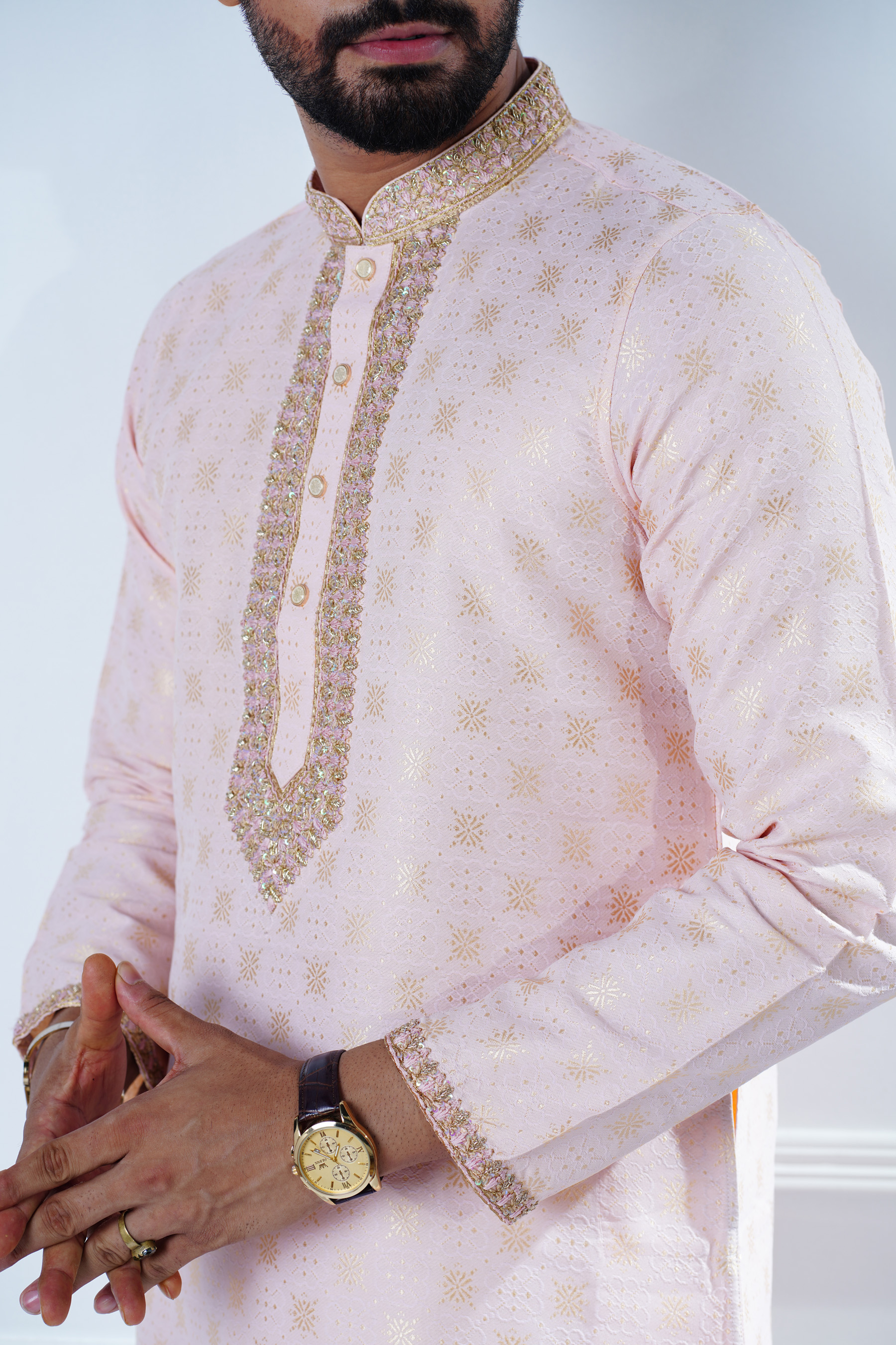 Men’s Zardozi Work Slim Fit Panjabi
